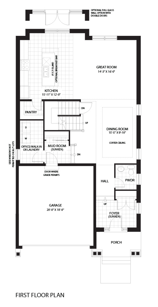 2. Windemere B- First Floor Plan