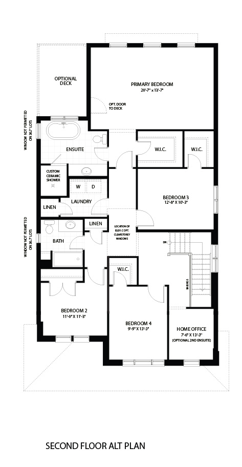 3. Woodland C-Second Floor Alt Plan