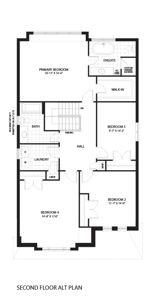 4. Windemere A - Second Floor Alt Plan