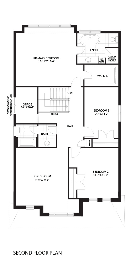 4. Windemere B- Second Floor plan