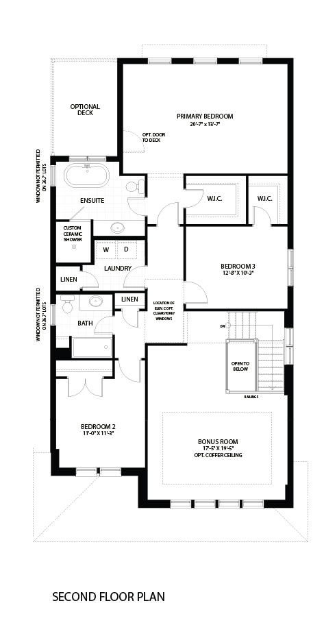 4. Woodland C- Second Floor plan