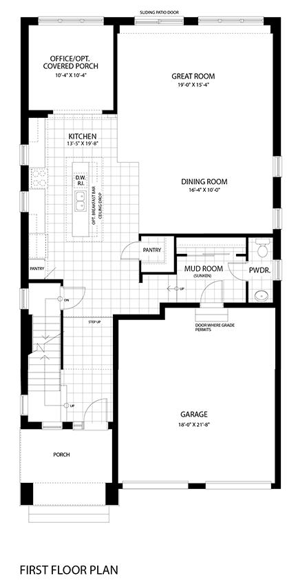 1303 sq.ft. (1175 w/ covered porch)