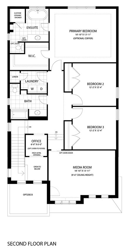 3. Avonlea B - Second Floor Plan