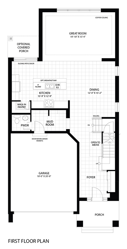 2. Meadowlands B - First Floor Plan