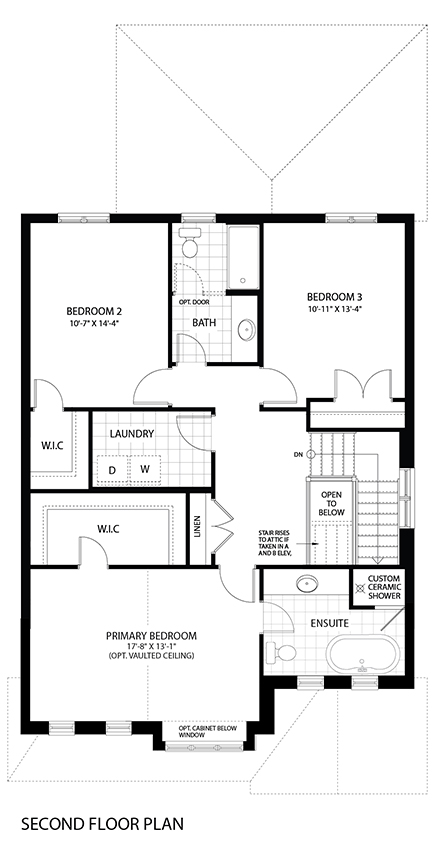 3. Meadowlands B - Second Floor Plan
