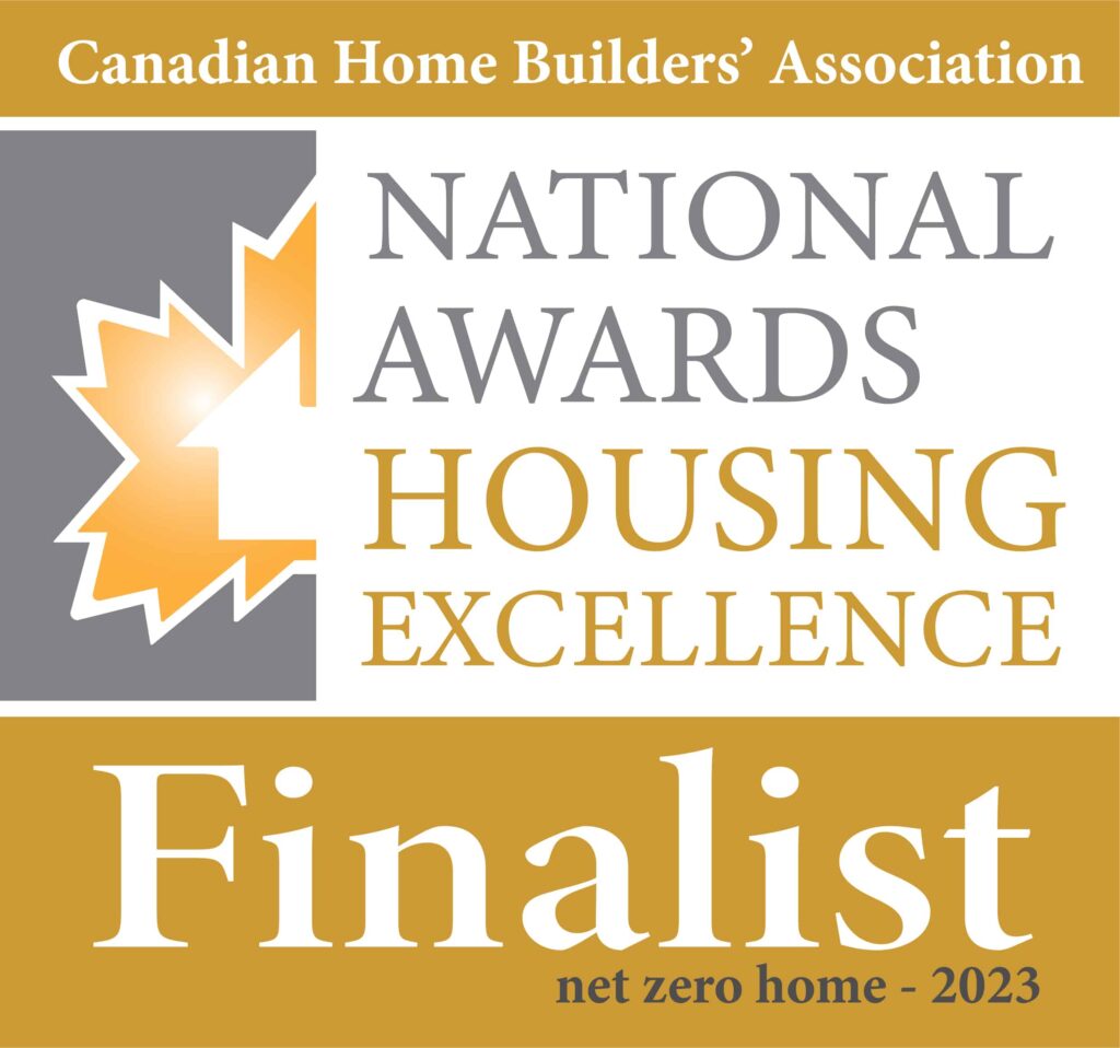 Terra View Homes wins award in the 2023 CHBA National Awards for Housing Excellence