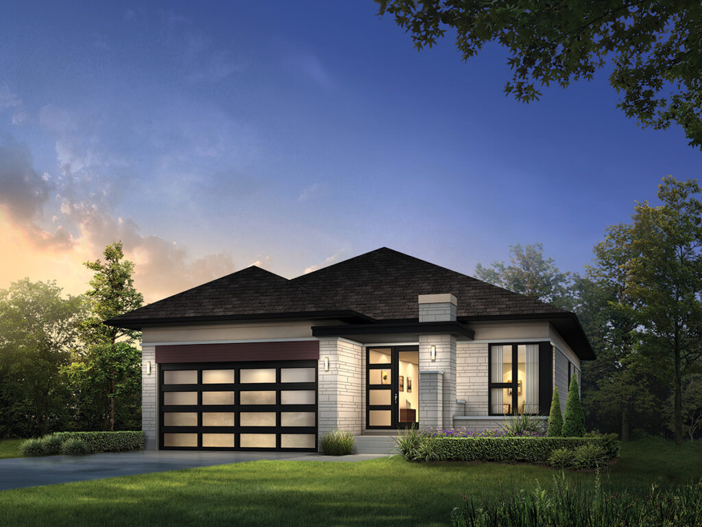 Elevation B - 1594 sqft.